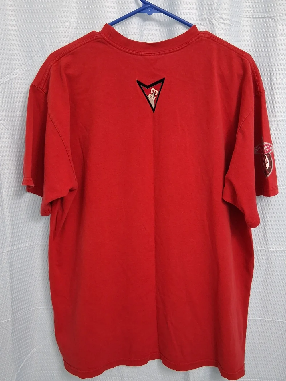 Vintage Jordan Red Crewneck Sweatshirt with Black Jumpman Tag